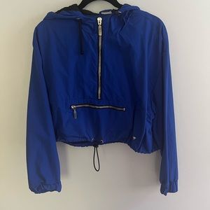 Blue Crop GUESS windbreaker